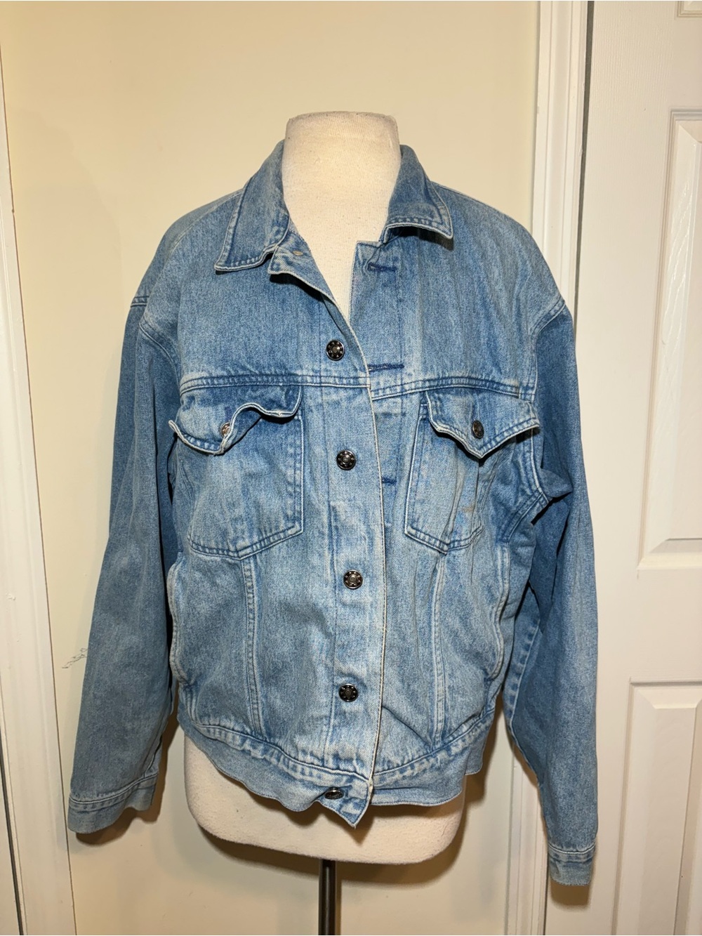 Light Blue Denim Jacket - Women's Classic Jean Coat